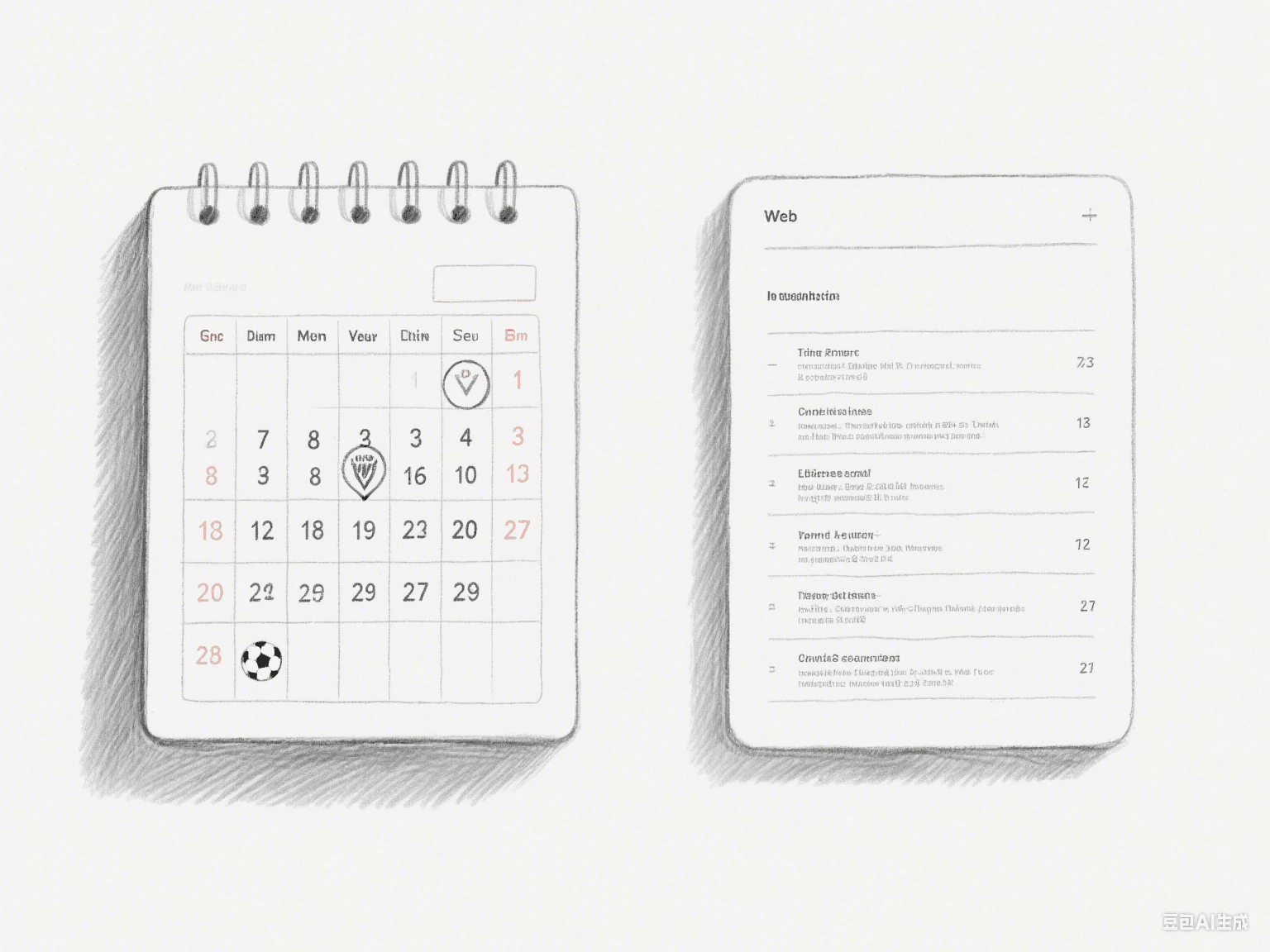 Football match timeline display